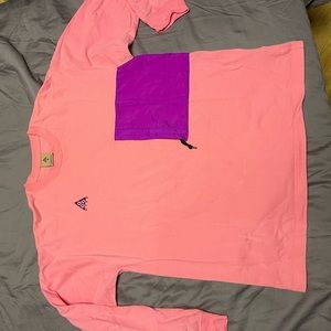 PINK NIKE ACG SHIRT SIZE M